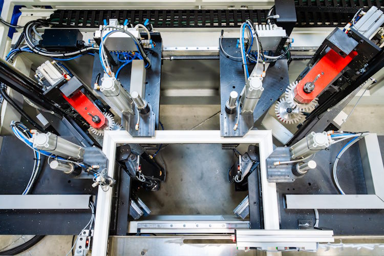 CNC-27 Twin Head Programmable Cleaner, Overhead View 2